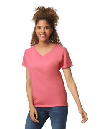Gildan - Heavy Cotton™ Women’s V-Neck T-Shirt 5V00L