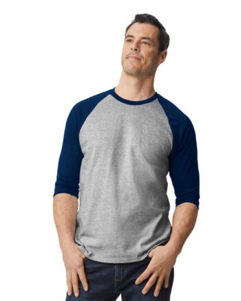 Gildan - Heavy Cotton™ Raglan Three-Quarter Sleeve T-Shirt - 5700