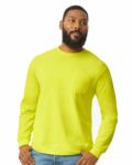 Gildan - Ultra Cotton® Long Sleeve Pocket T-Shirt - 2410