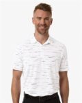 Men's Ultimate365 Mesh Glimmer Print Polo