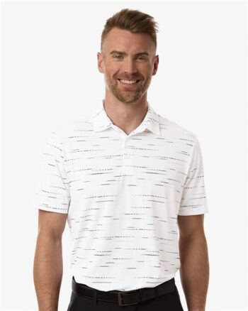 Men's Ultimate365 Mesh Glimmer Print Polo
